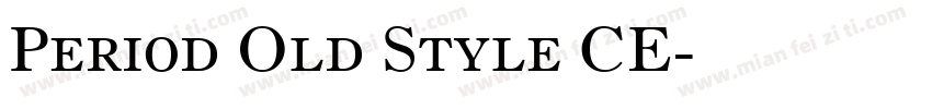 Period Old Style CE字体转换